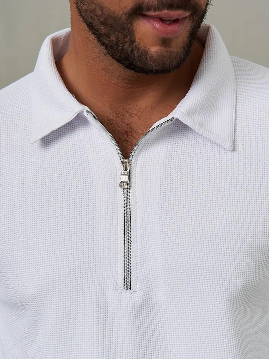 Комплект футболки и шорты из вафельного полотна L Белый (2657779841) - фото 3