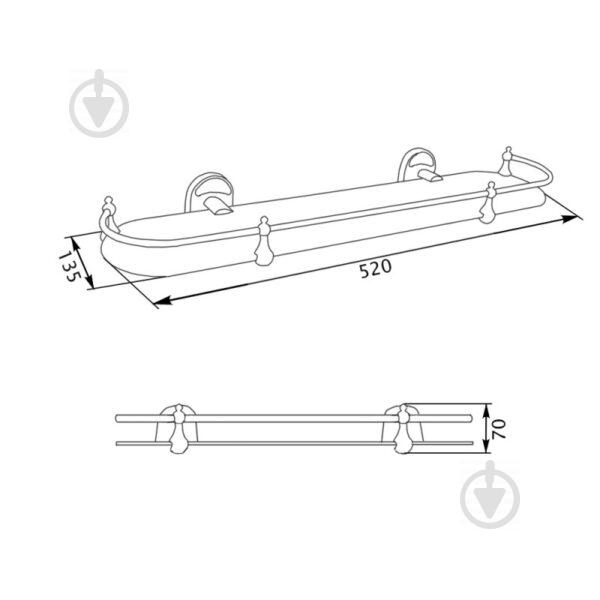 Полка Lidz CRG-114.09.02 SD00028276