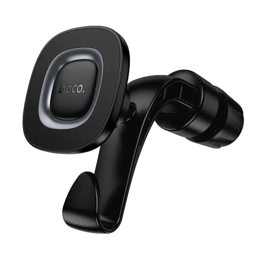 Автотримач для телефона Hoco H99 Crown magnetic car holder headrest Black metal Gray (6942007673624)