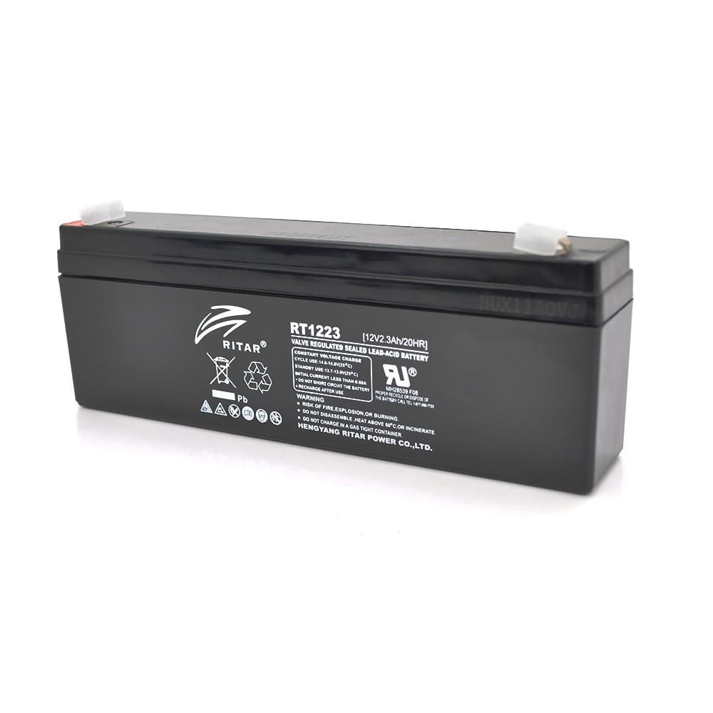 Батарея акумуляторна AGM RITAR RT1223 Black Case 12V 2.3Ah