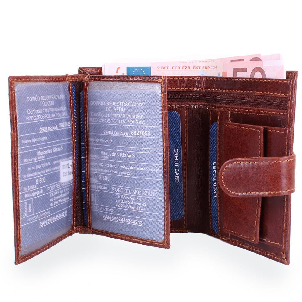 Гаманець чоловічий шкіряний BUFFALO WILD 7197 Коричневий - фото 9