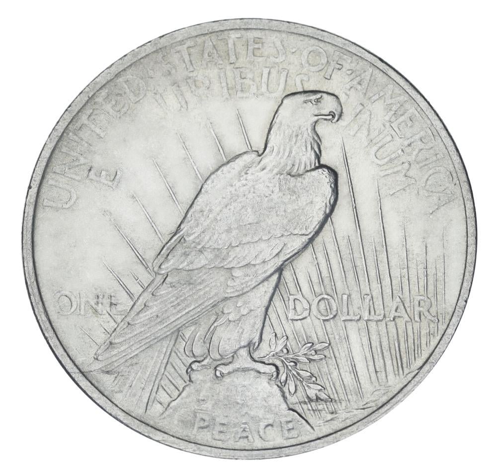 Монета "США 1 доллар 1923 Серебро F-VF Peace Ag 900 26,73 г" (М23024)