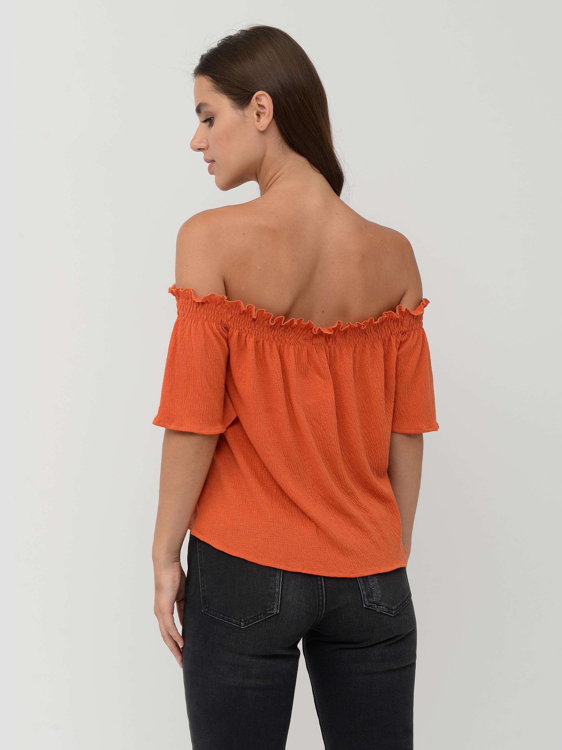 Блуза H&M S Оранжевый (2141001) - фото 2 Блуза H&M S Оранжевый (2141001) - фото 2