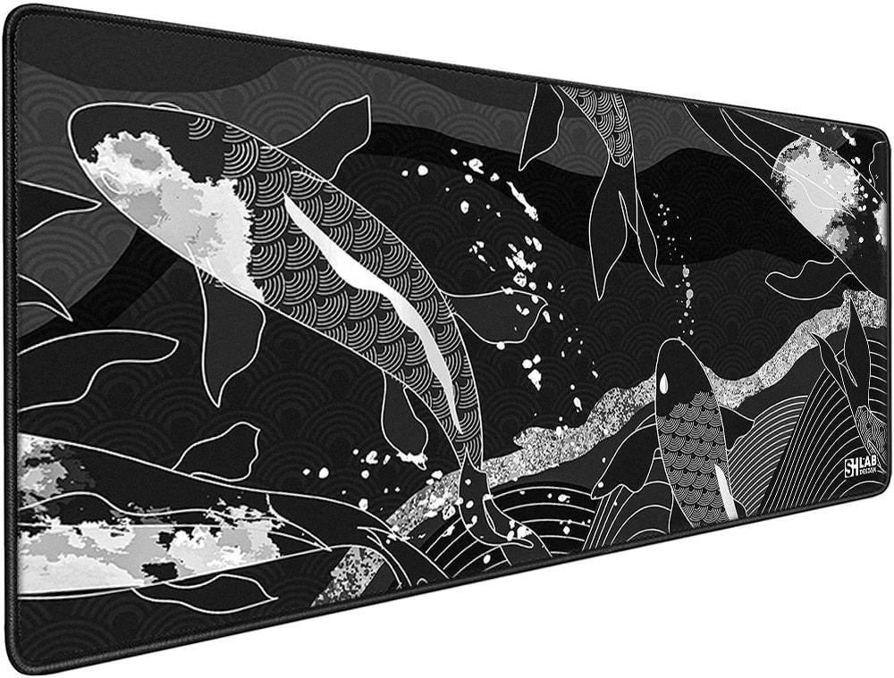 Коврик для мышки SHLab Black/White Koi SHM-842 70х30 см (37372)