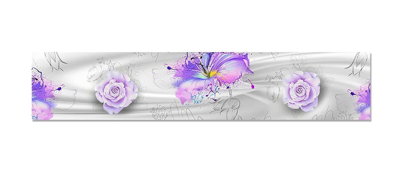 Наклейка виниловая 3D Zatarga Цветы красками 600х3000 мм (1274514308) Наклейка виниловая 3D Zatarga Цветы красками 600х3000 мм (1274514308)