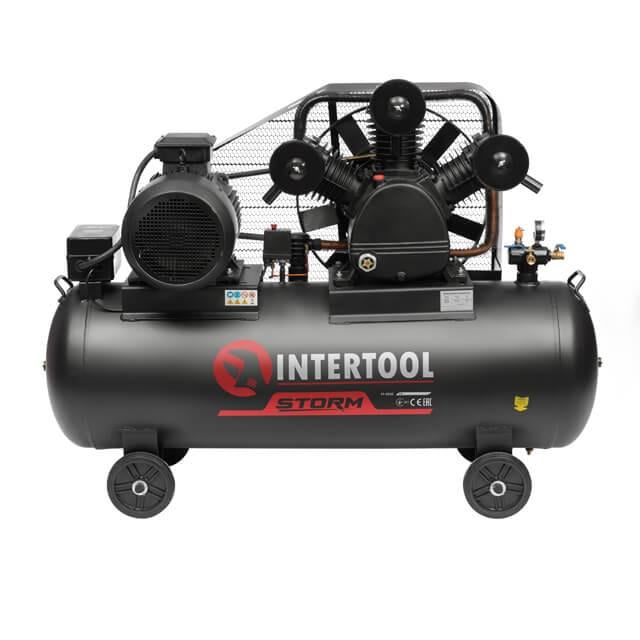 Компресор Intertool 11 кВт 380 В 10 aтм 1600 л/хв 300 л (PT-0050)