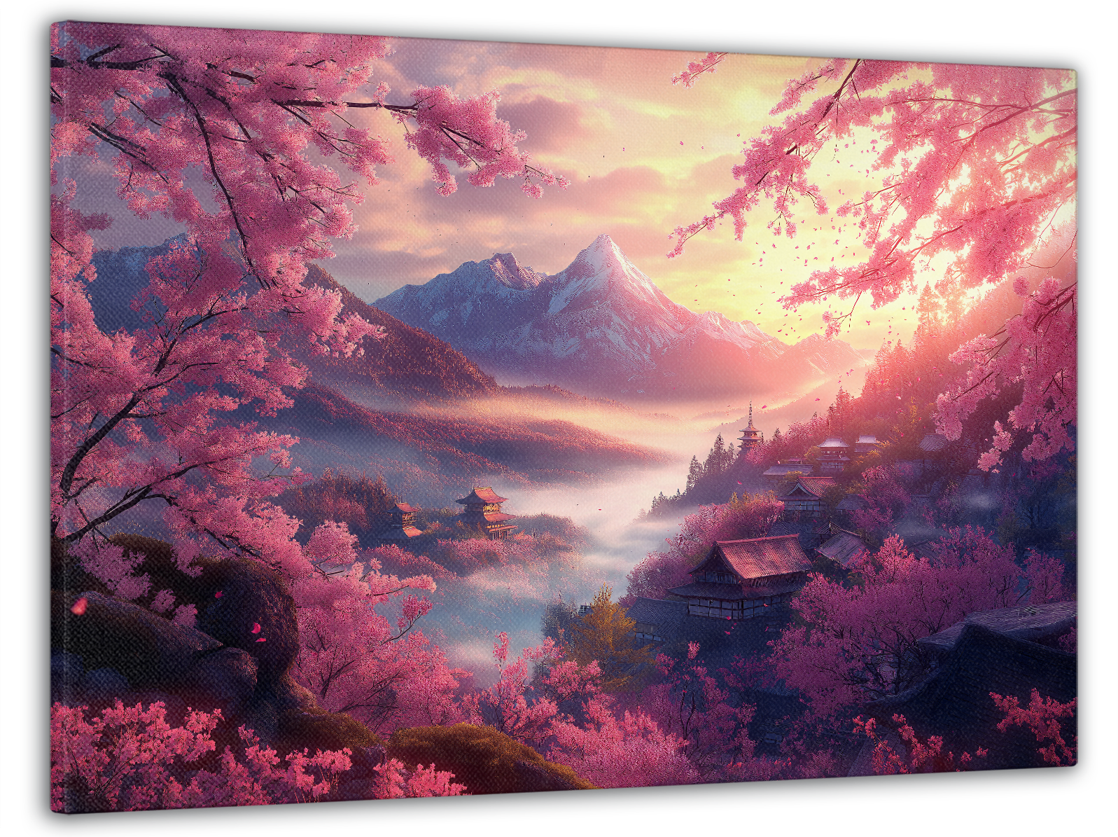 Картина на полотні Mako ніжна сакура 60x100 см (MK10527)