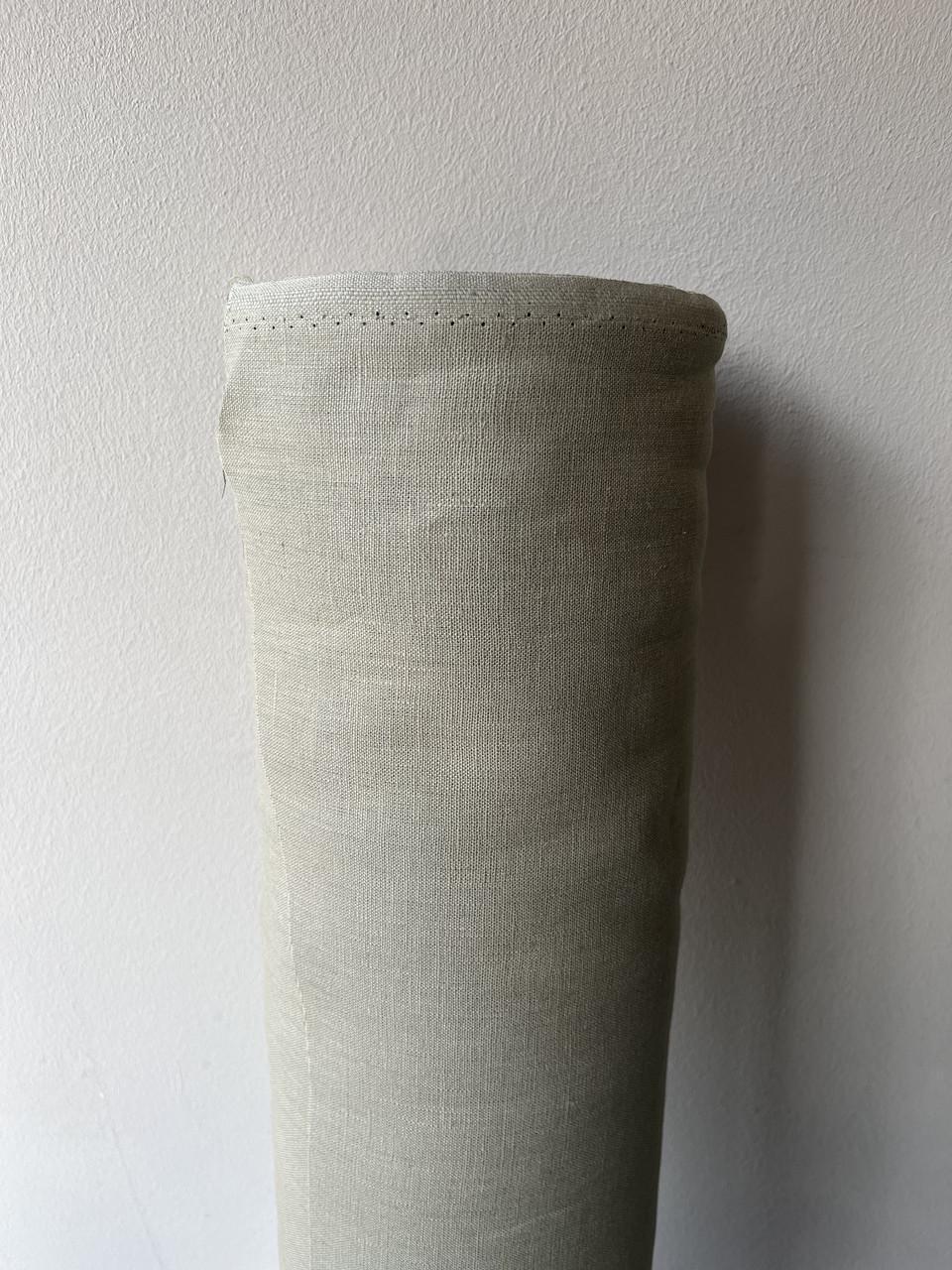 Тканина для скатертин LINEN PLUS 100% льон 143 см 138 Світло-оливковий - фото 1 Тканина для скатертин LINEN PLUS 100% льон 143 см 138 Світло-оливковий - фото 1