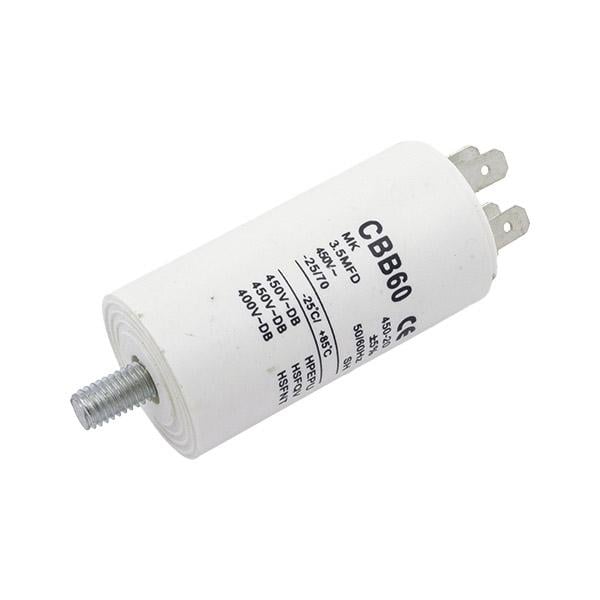 Пусковой конденсатор CBB60 3,5uF 450V для стиральной машины