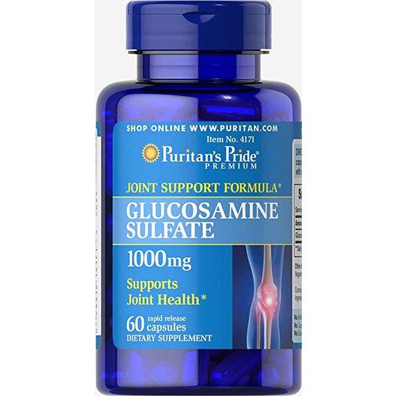 Препарат для суглобів та зв'язок Puritan's Pride Glucosamine Sulfate 1000 мг 60 Caps