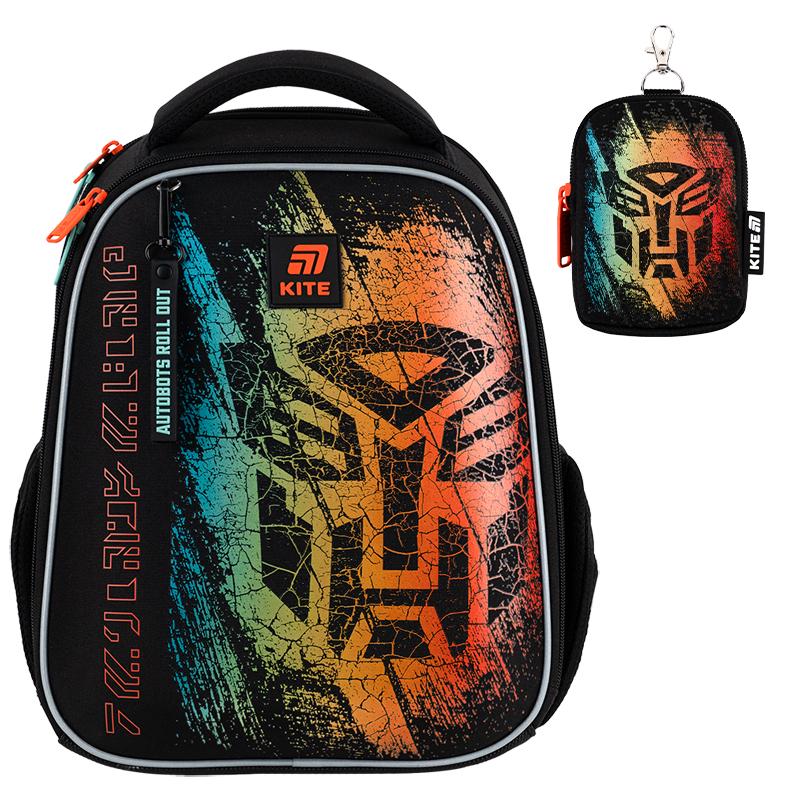 Школьный каркасный рюкзак KITE Education TF25-555S Transformers с ортопедической спинкой (995389)