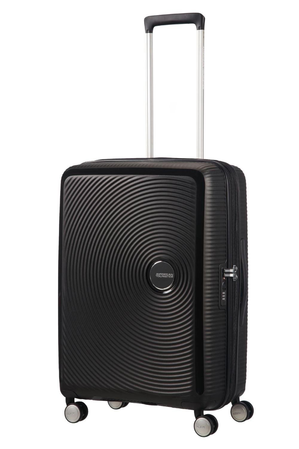 Валіза з розширенням American Tourister Soundbox 67x46,5x29/32 см Чорний (32G-09002) - фото 3