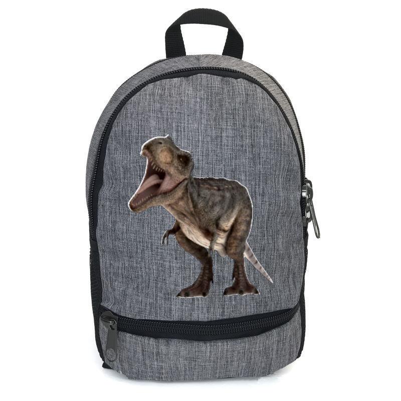 Школьный рюкзак Cappuccino Toys Jurassic World-009 с принтом Парк Юрского периода 12,5 л Серый (1391165822)