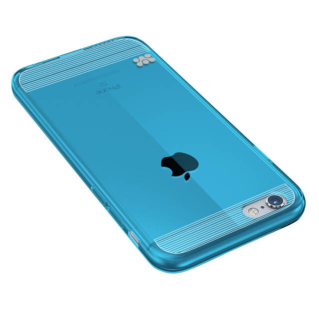 Защитная накладка для iPhone 6 Promate Bare-i6 Blue - фото 7