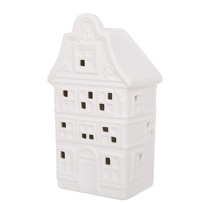 Домик керамический с подсветкой 19 см (733-720)