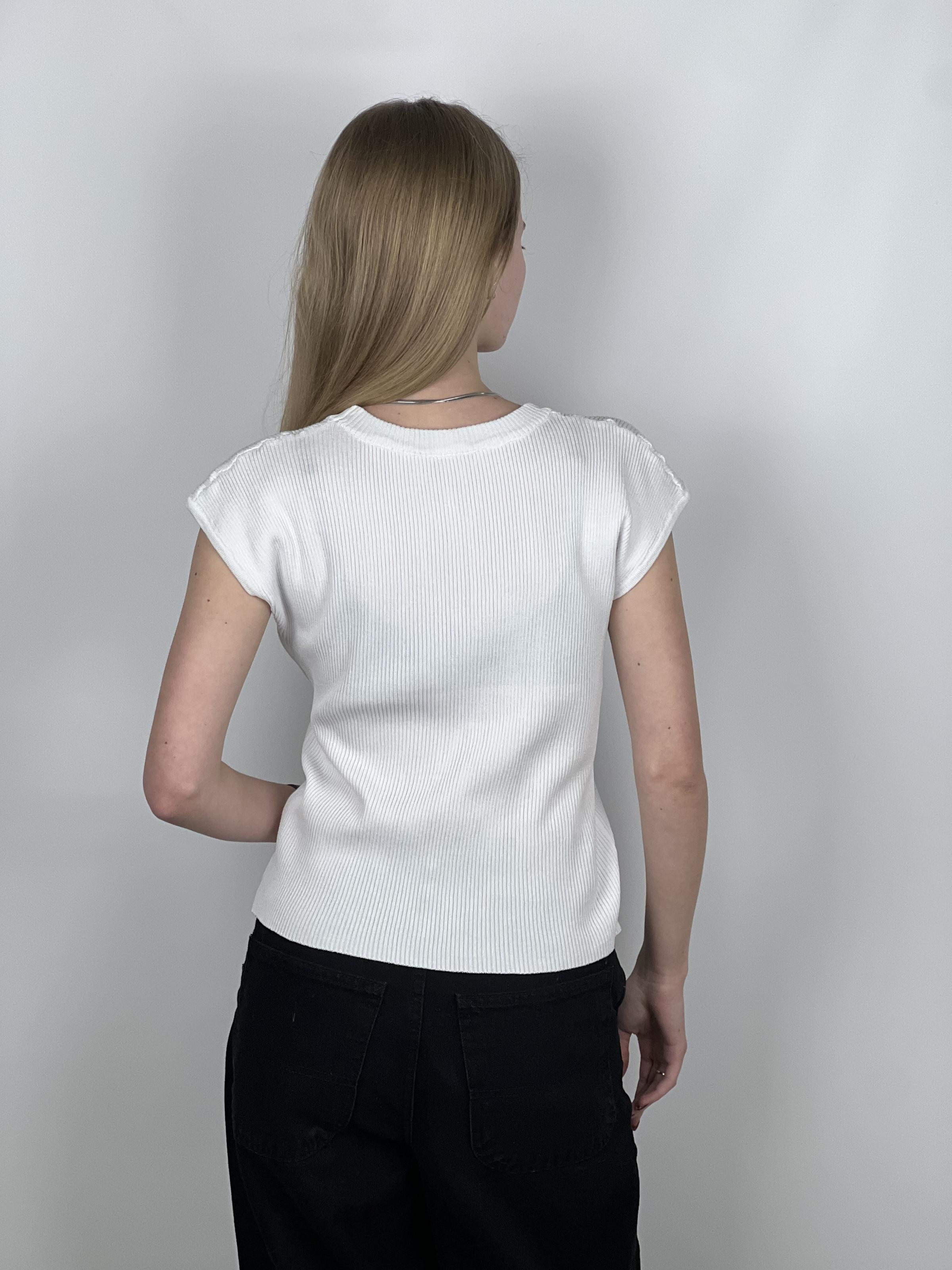 Футболка женская с рукавами Летучая мышь OS Черный (#9089) - фото 5 Футболка женская с рукавами Летучая мышь OS Черный (#9089) - фото 5