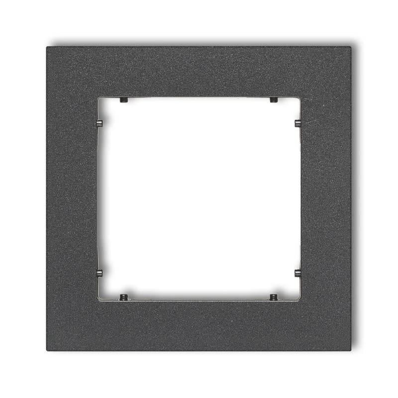 Рамка одинарная универсальная Karlik Mini Графитовый (11MR-1)