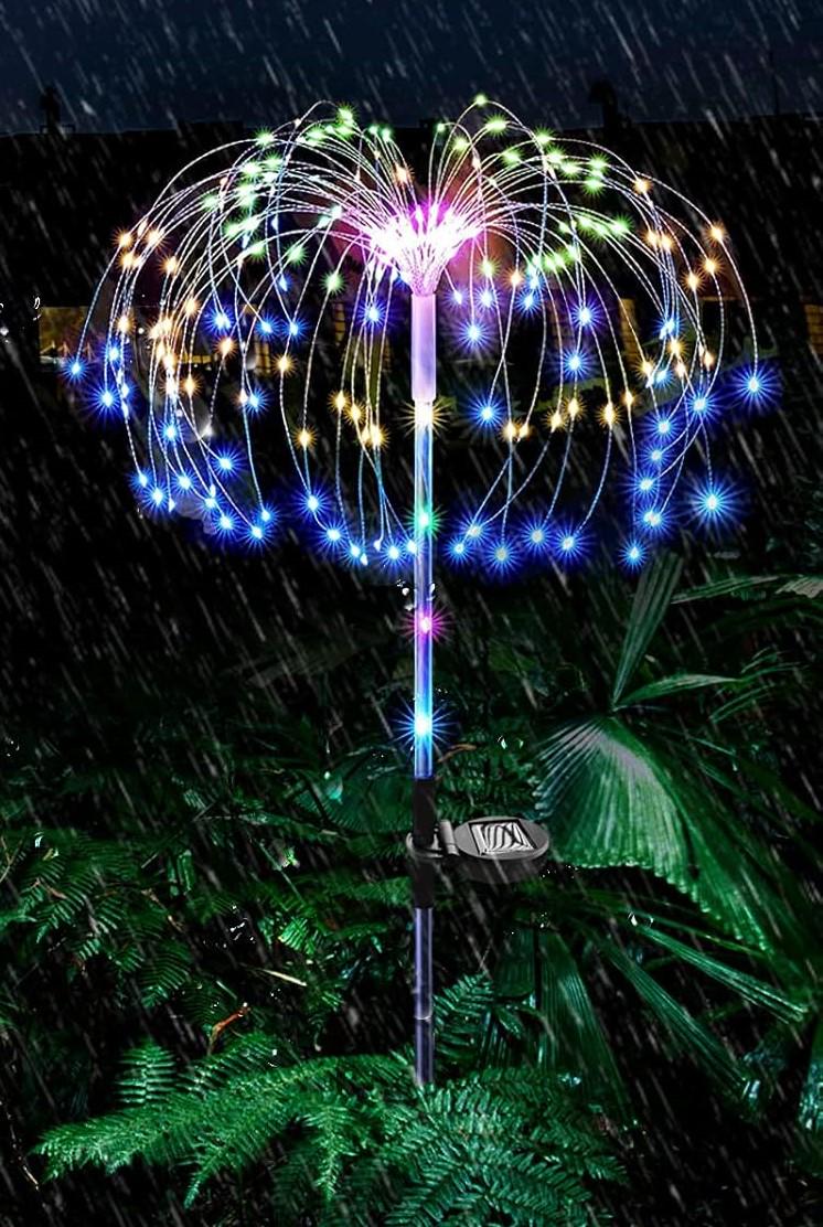 Светильник на солнечной батарее садовый Медуза RGB 80 см Разноцветный (1000-ZB-72) - фото 5 Светильник на солнечной батарее садовый Медуза RGB 80 см Разноцветный (1000-ZB-72) - фото 5