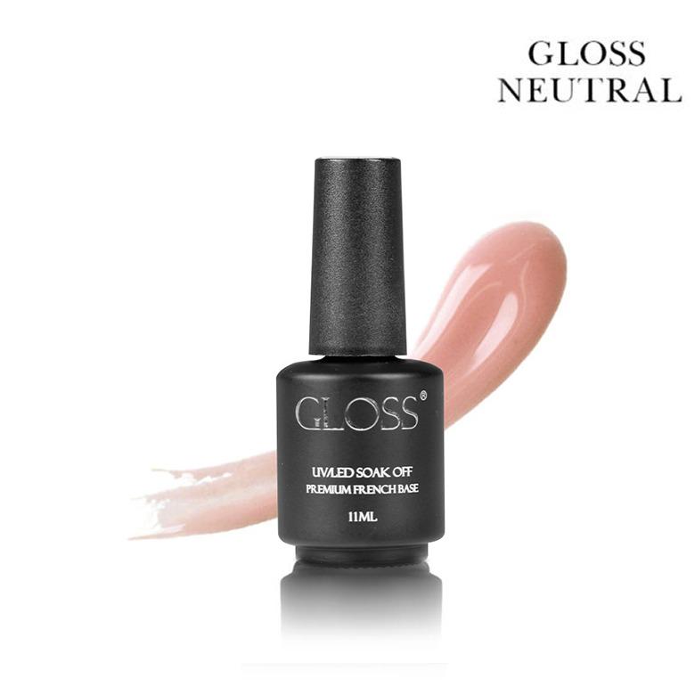 Камуфлирующая база GLOSS Premium French Base 11 мл Neutral (17528)