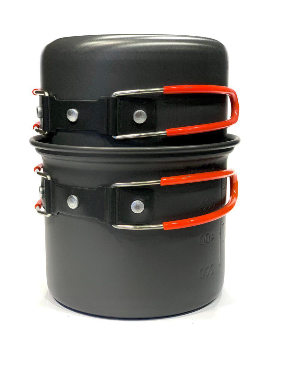 Набір туристичного посуду WIDESEA WSC-101 з антипригарним покриттям