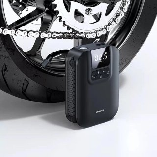 Автокомпресор Usams US-ZB215 Mini Car Air Pump 5000 mAh портативний Black (0001320 - фото 4