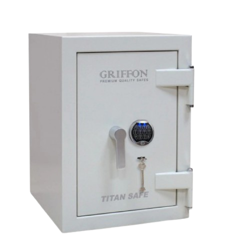 Сейф вогневзламостійкий CLE II.68.K.Е з полицею (2-12-CLE II.68.K.Е CREAM)