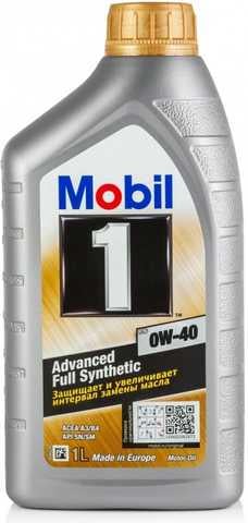 Моторное масло Mobil 1 Fully Synthetic 0W-40 0,95 л (242)