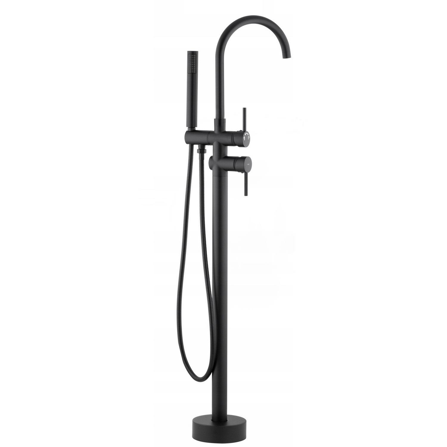 Смеситель для ванны Yoka BS.SPA-BLK reac-20000000182 напольный Черный (163383)