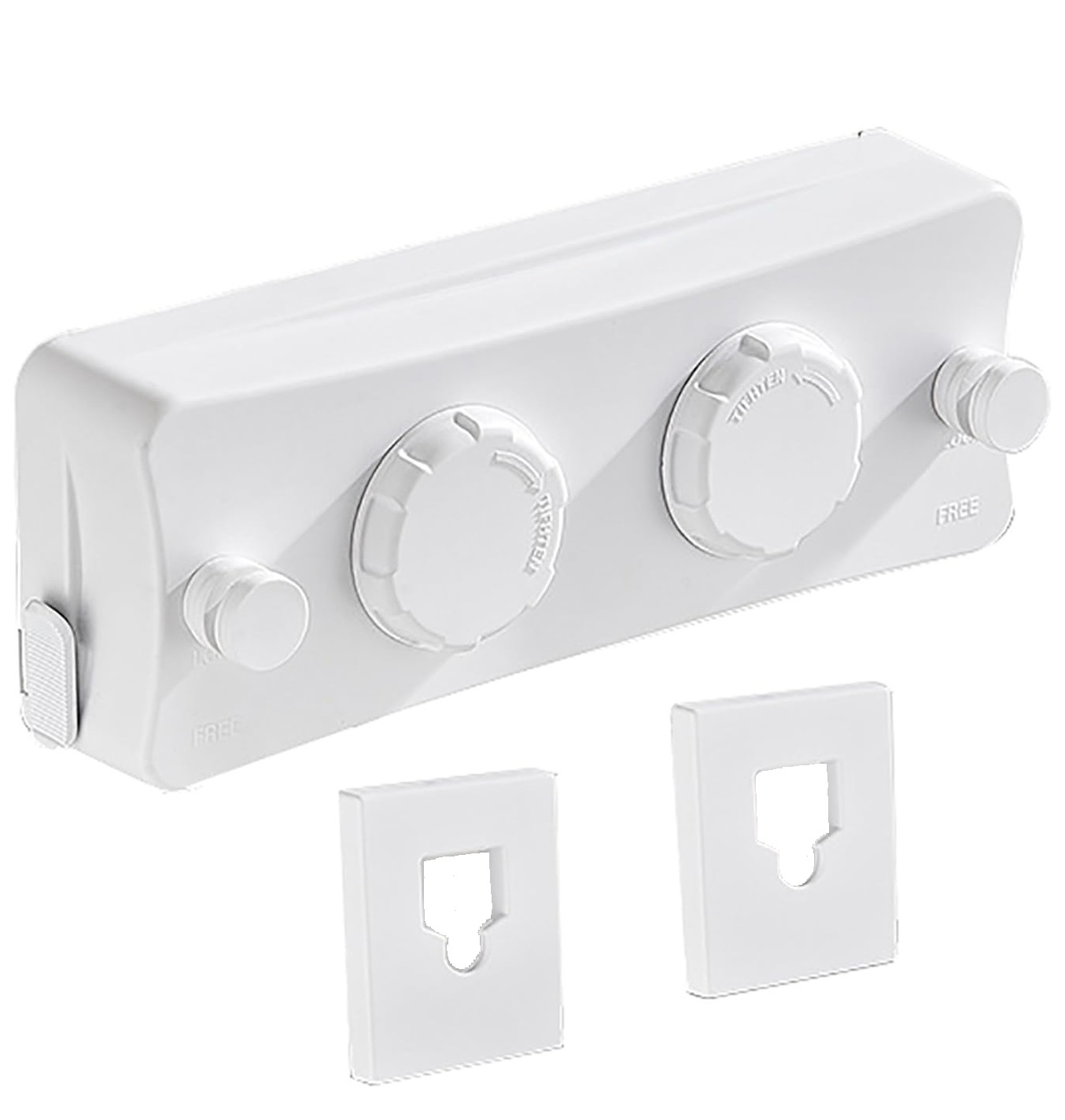 Сушарка для білизни настінна подвійна з фіксатором 5 м White (AC2505D4)