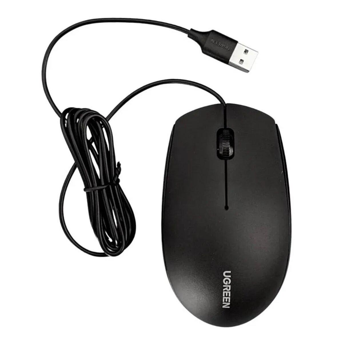Мышь UGREEN Wired Mouse 1,5 м (UGR-90789) - фото 2 Мышь UGREEN Wired Mouse 1,5 м (UGR-90789) - фото 2