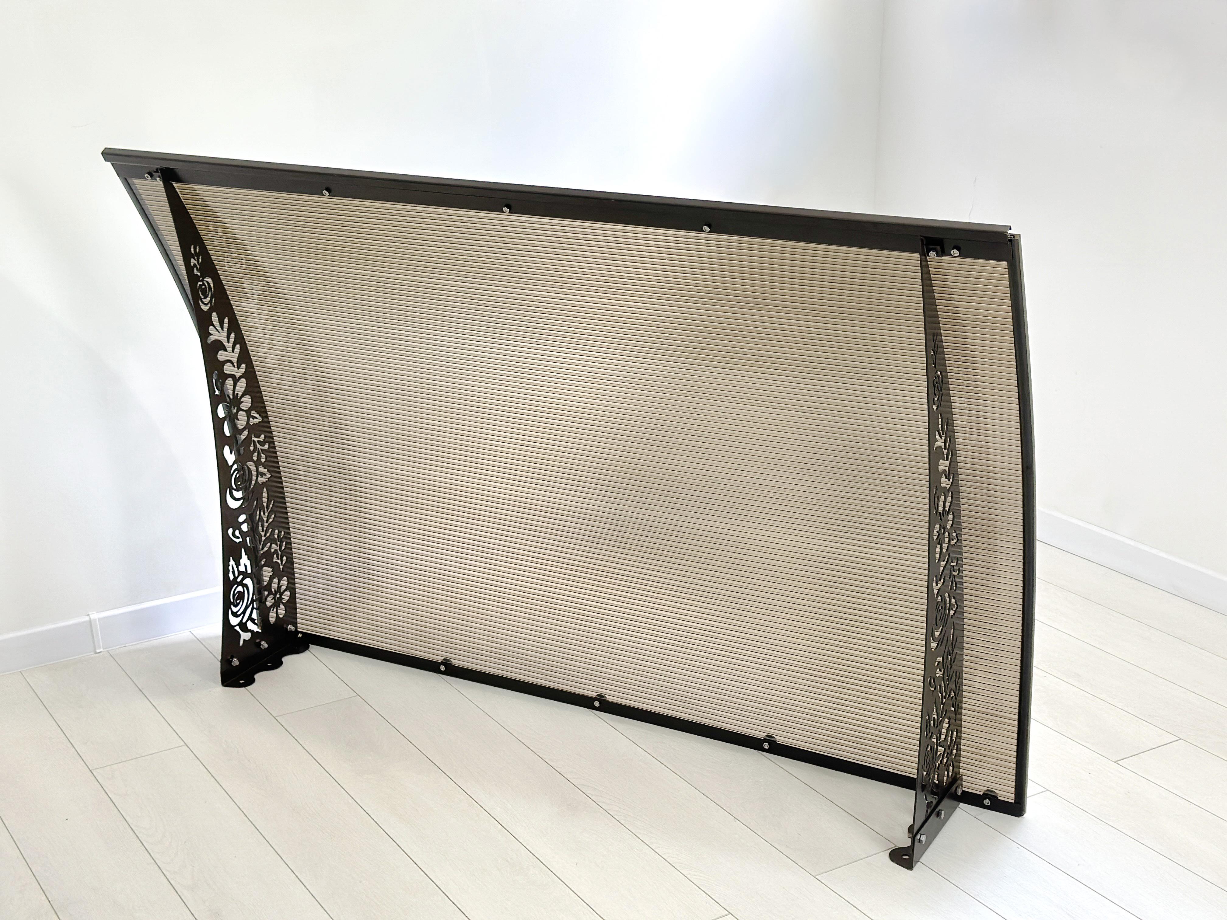 Навес-козырек Роза сотовый поликарбонат 6 мм 120х80 см (2802253M) - фото 4 Навес-козырек Роза сотовый поликарбонат 6 мм 120х80 см (2802253M) - фото 4