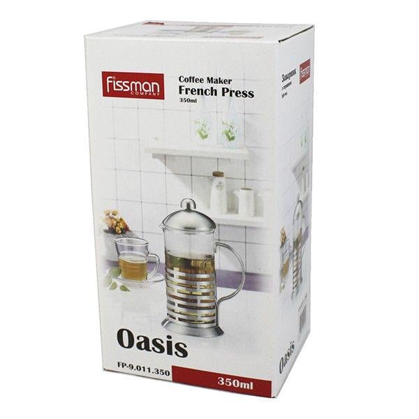 Заварювальний чайник Fissman Oasis з поршнем 350 мл (FP-9011.350) - фото 2 Заварювальний чайник Fissman Oasis з поршнем 350 мл (FP-9011.350) - фото 2