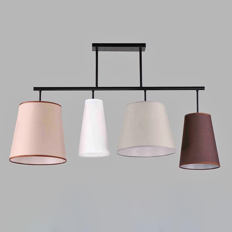 Люстра потолочная Light House NM-14352/4 BK MIX на четыре ламп Черный