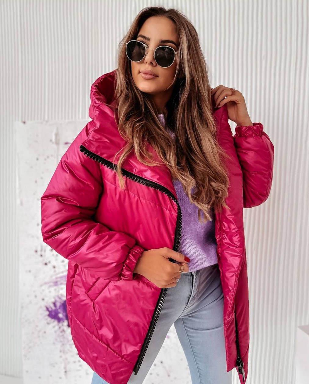 Куртка женская April р. 50-52 Малиновый (9184-мо)