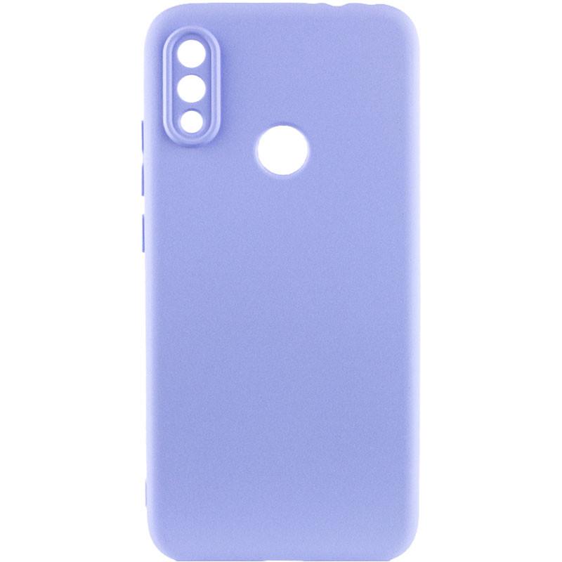 Противоударный чехол TPU GETMAN Liquid Silk Full Camera для Xiaomi Redmi Note 7 / Note 7 Pro / Note 7s Сиреневый/Dasheen
