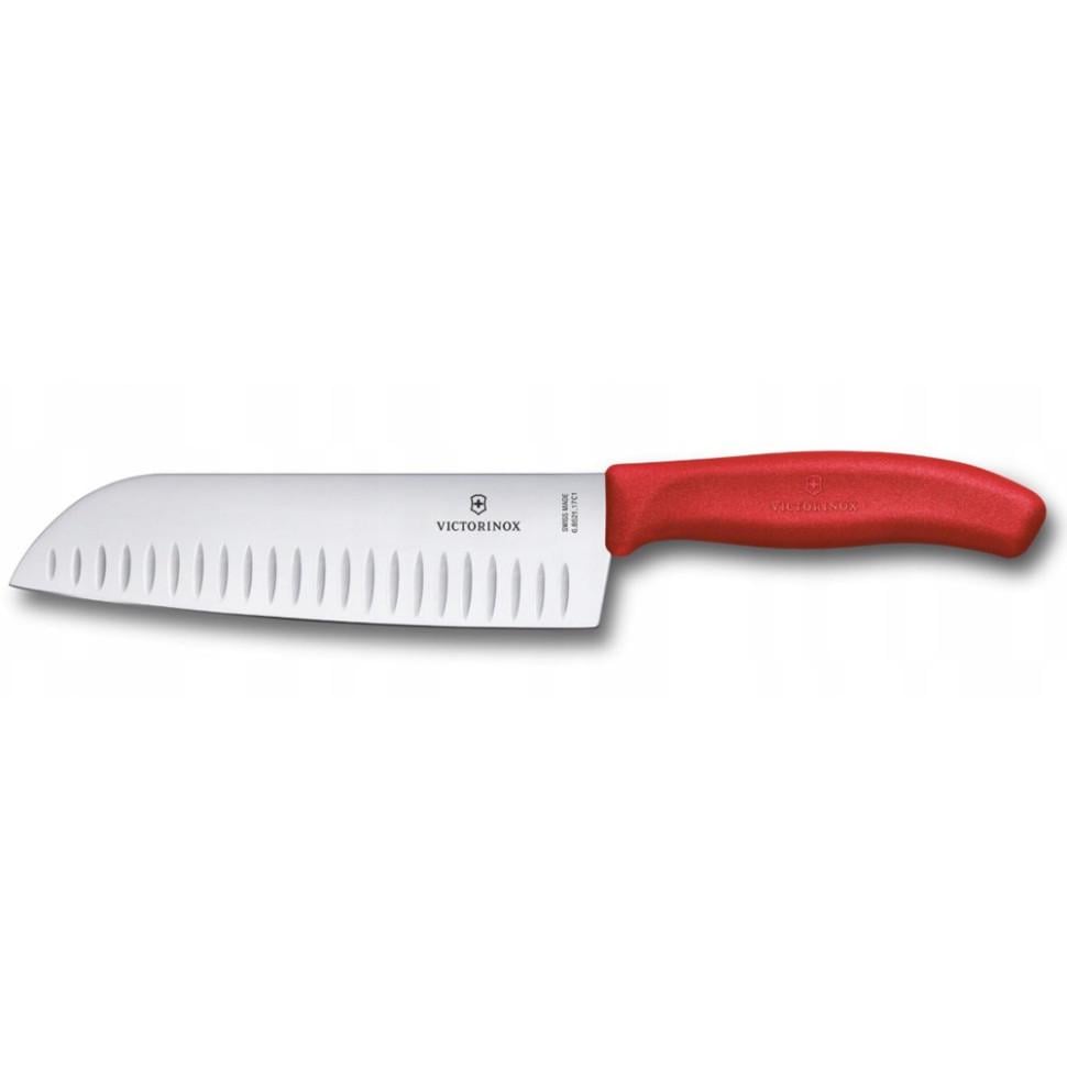 Кухонний ніж сантоку Victorinox Dual Grip 5.2523.17D Чорний (32534615) Кухонний ніж сантоку Victorinox Dual Grip 5.2523.17D Чорний (32534615)