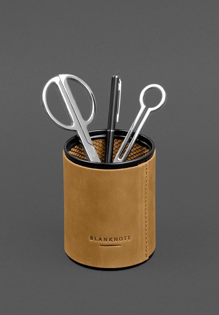 Настольный набор из натуральной кожи 1.2 Crazy Horse Желтый (A-028807) - фото 10