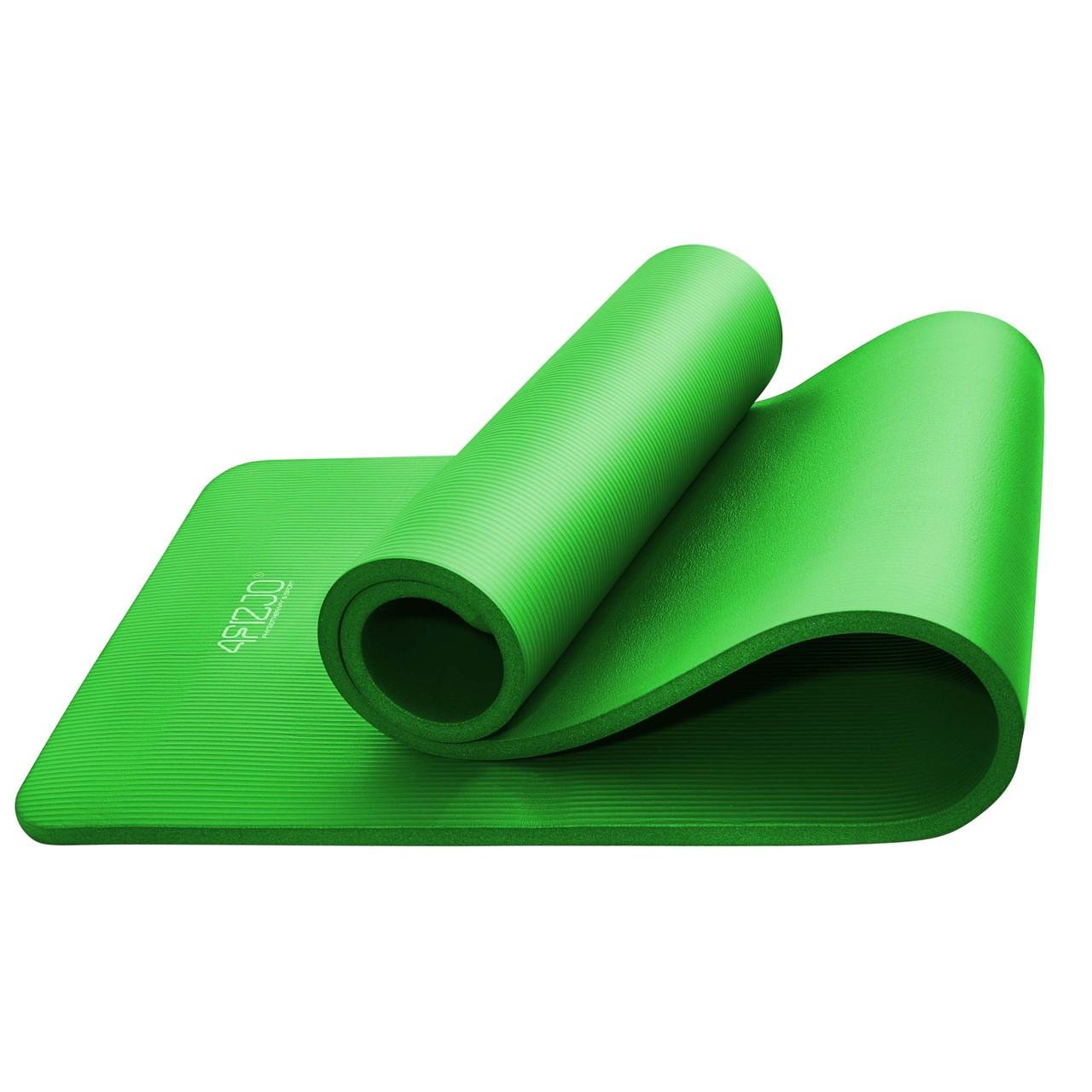 Килимок спортивний 4FIZJO 4FJ0017 NBR 1 см для йоги та фітнесу Green