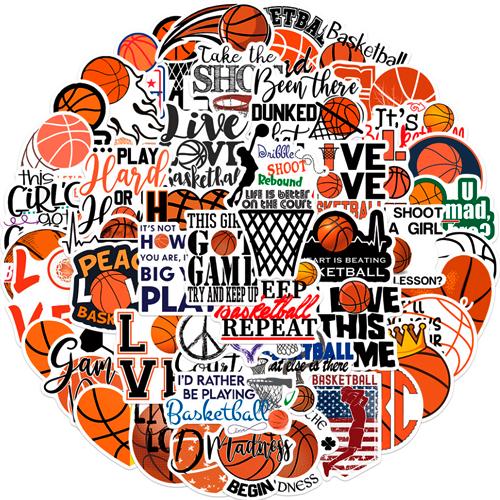 Набір наклейок Баскетбол Basketball 50 шт. (3198)