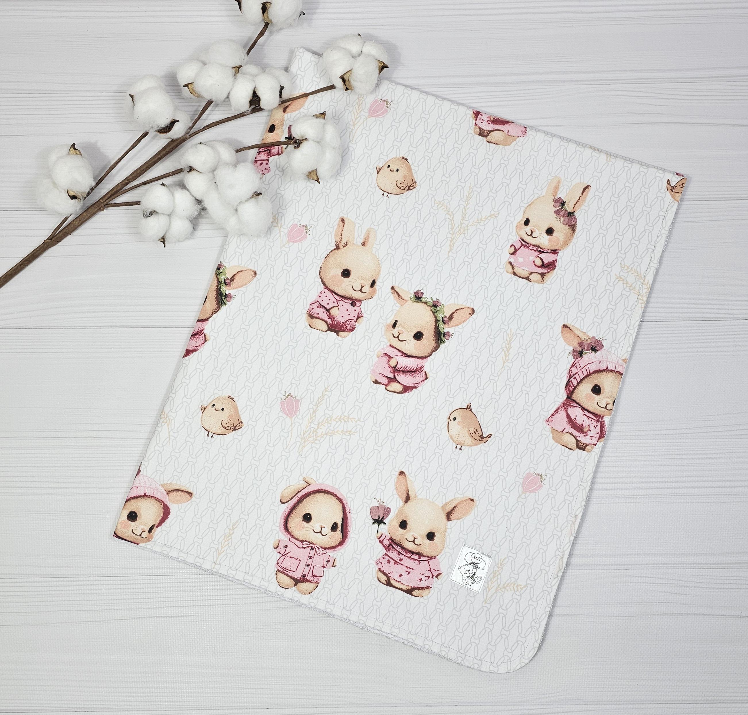 Пеленка детская a.l.babybox Мечтательные зайчата многоразовая непромокаемая 50х80 см (N 29379218)