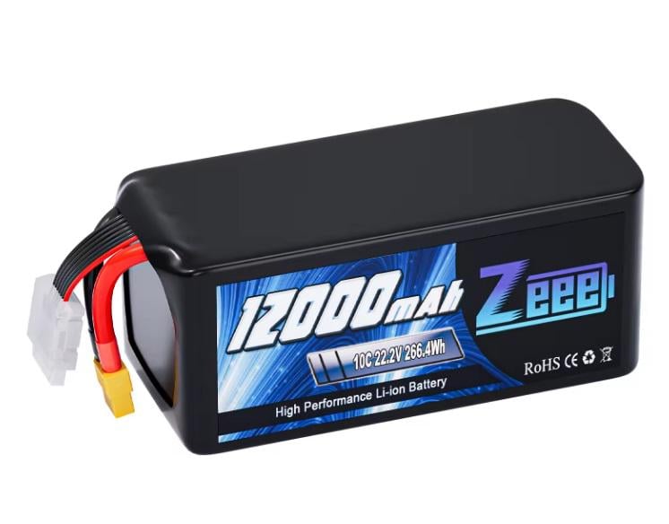 Акумулятор Zeeepower для FPV 6S3P 12000 mAh Li-ion (ZEEE12000-10-6S)
