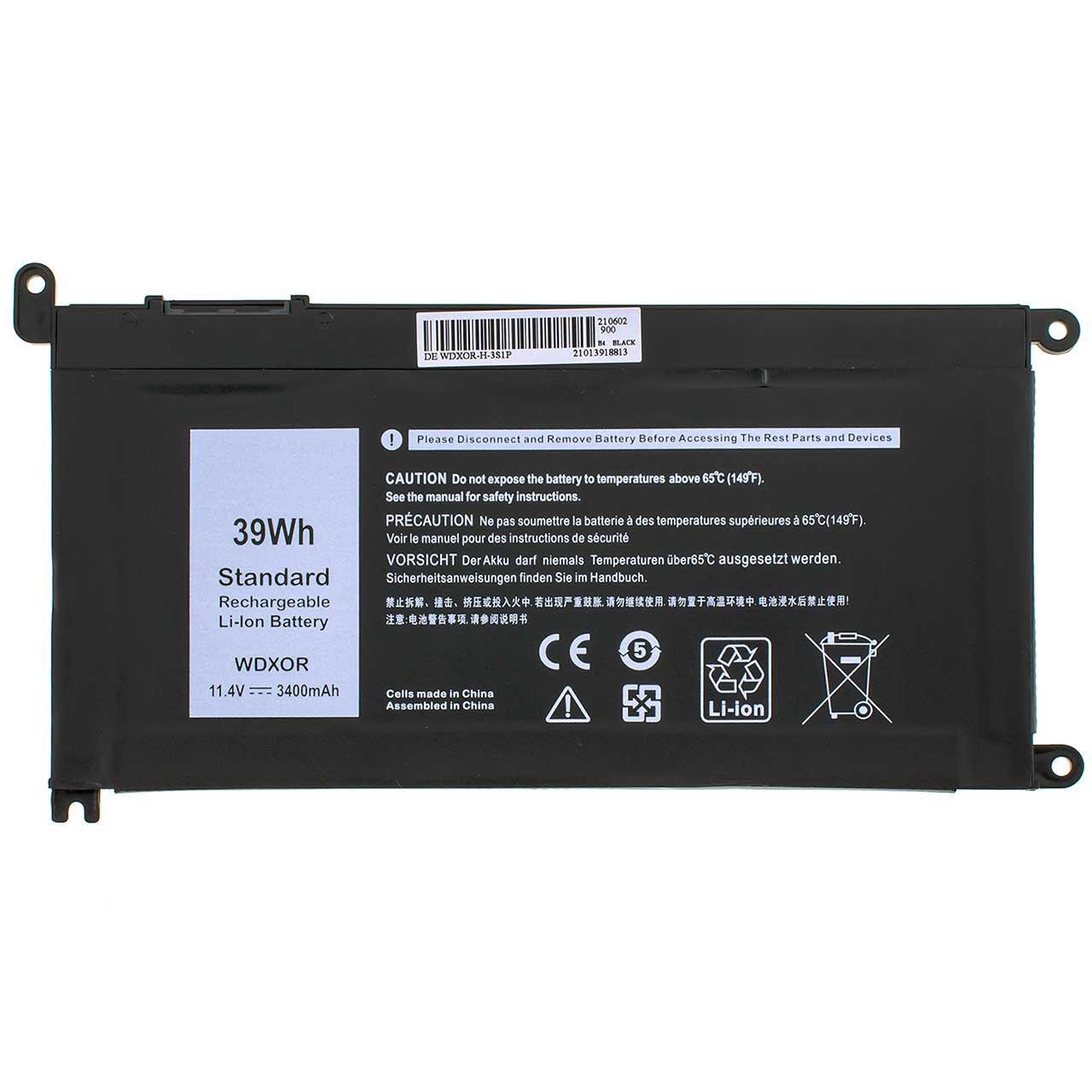 Акумулятор для ноутбука Dell Inspiron 13 5368 2-in-1 3400 mAh 114V 39 Wh - фото 3 Акумулятор для ноутбука Dell Inspiron 13 5368 2-in-1 3400 mAh 114V 39 Wh - фото 3