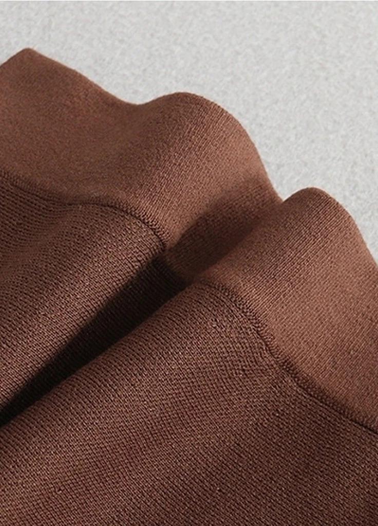 Юбка годи миди Forza Viva MW-KS-1978V-4 р. 42 Коричневый (MW-KS-1978V-4-42) - фото 8