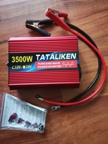 Автомобильный инвертор Tataliken чистый синус 12/220V 3500W (2050595451) - фото 8