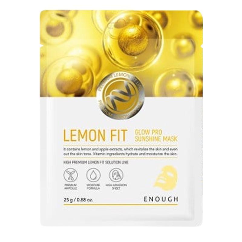 Маска тканевая Enough Lemon Fit Glow Sunshine 1 шт. (2870304849)