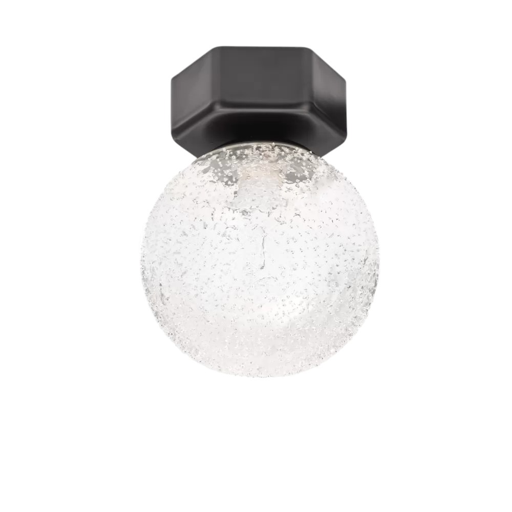 Потолочный светильник Hexa Minimalist с плафоном Black/Ice (CL-000102/BLK+ICE) Потолочный светильник Hexa Minimalist с плафоном Black/Ice (CL-000102/BLK+ICE)