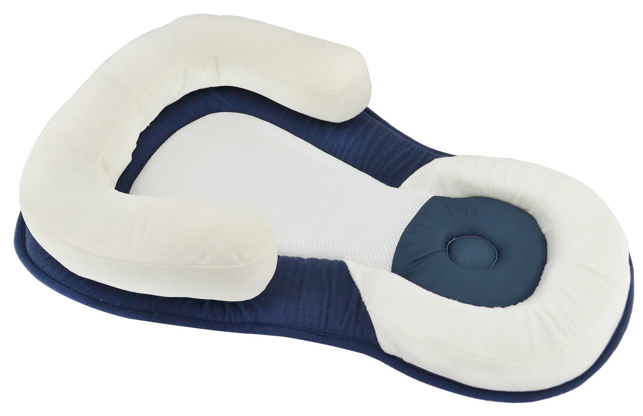 Подушка для новорожденных Meying 0673 Baby Sleep Positioner Бело-синий (1188738125)