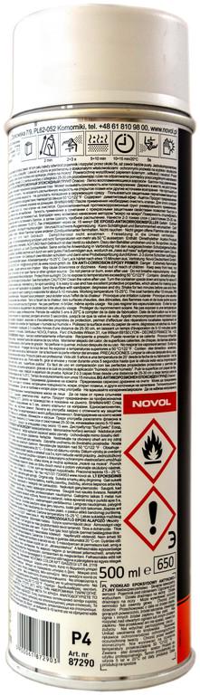 Грунт аэрозоль эпоксидный NOVOL Spectral Under 395 0,5 л Серый (000026644) - фото 2