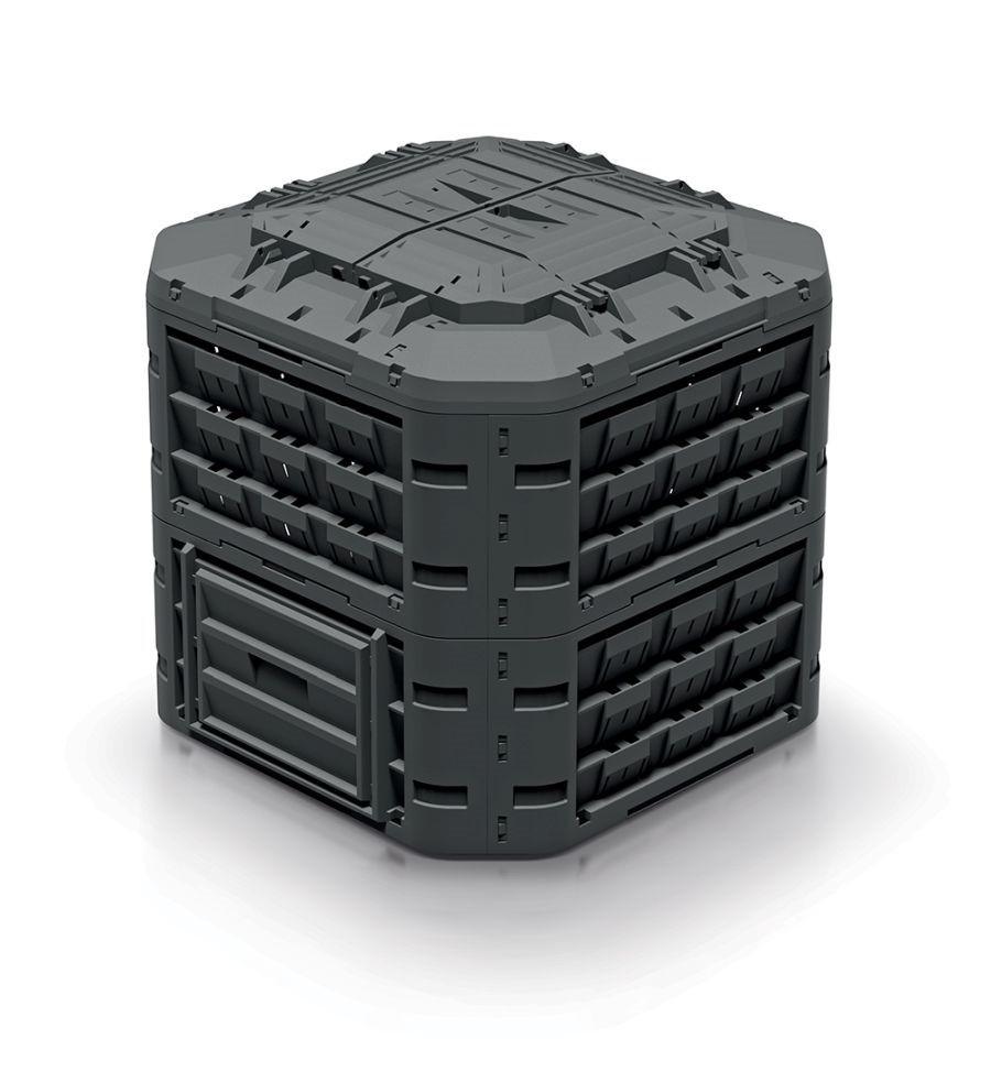 Компостер садовый Prosperplast COMPOGREEN VARIO 650 л (IKL650C) - фото 2