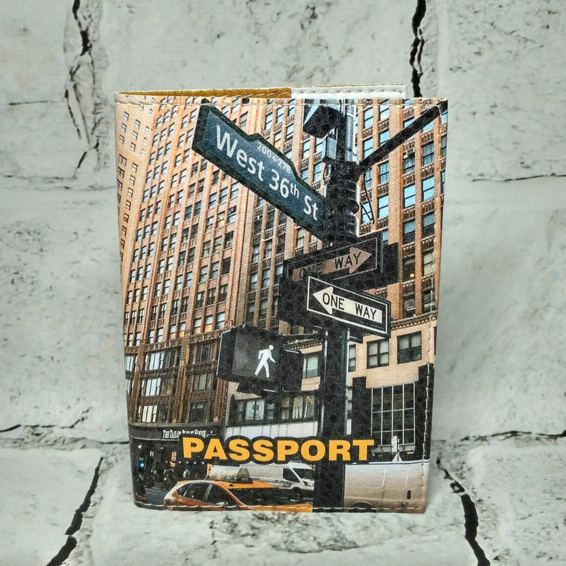 Обложка для паспорта Знаки экокожа 9,5х13,5 см (354) Обложка для паспорта Знаки экокожа 9,5х13,5 см (354)